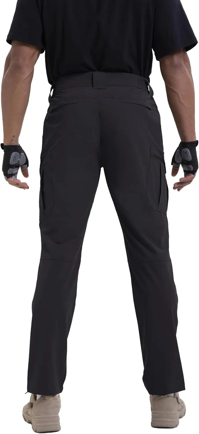 NATUVENIX Lightweight Mens Hiking Pants Quick Dry Travel Pants for Men Water Resistant Work Pants Men with Pockets Outdoor