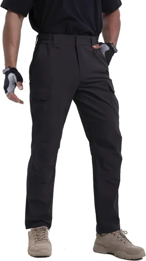 NATUVENIX Lightweight Mens Hiking Pants Quick Dry Travel Pants for Men Water Resistant Work Pants Men with Pockets Outdoor