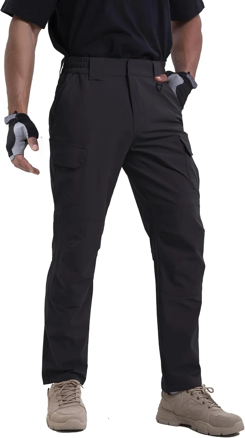 NATUVENIX Lightweight Mens Hiking Pants Quick Dry Travel Pants for Men Water Resistant Work Pants Men with Pockets Outdoor