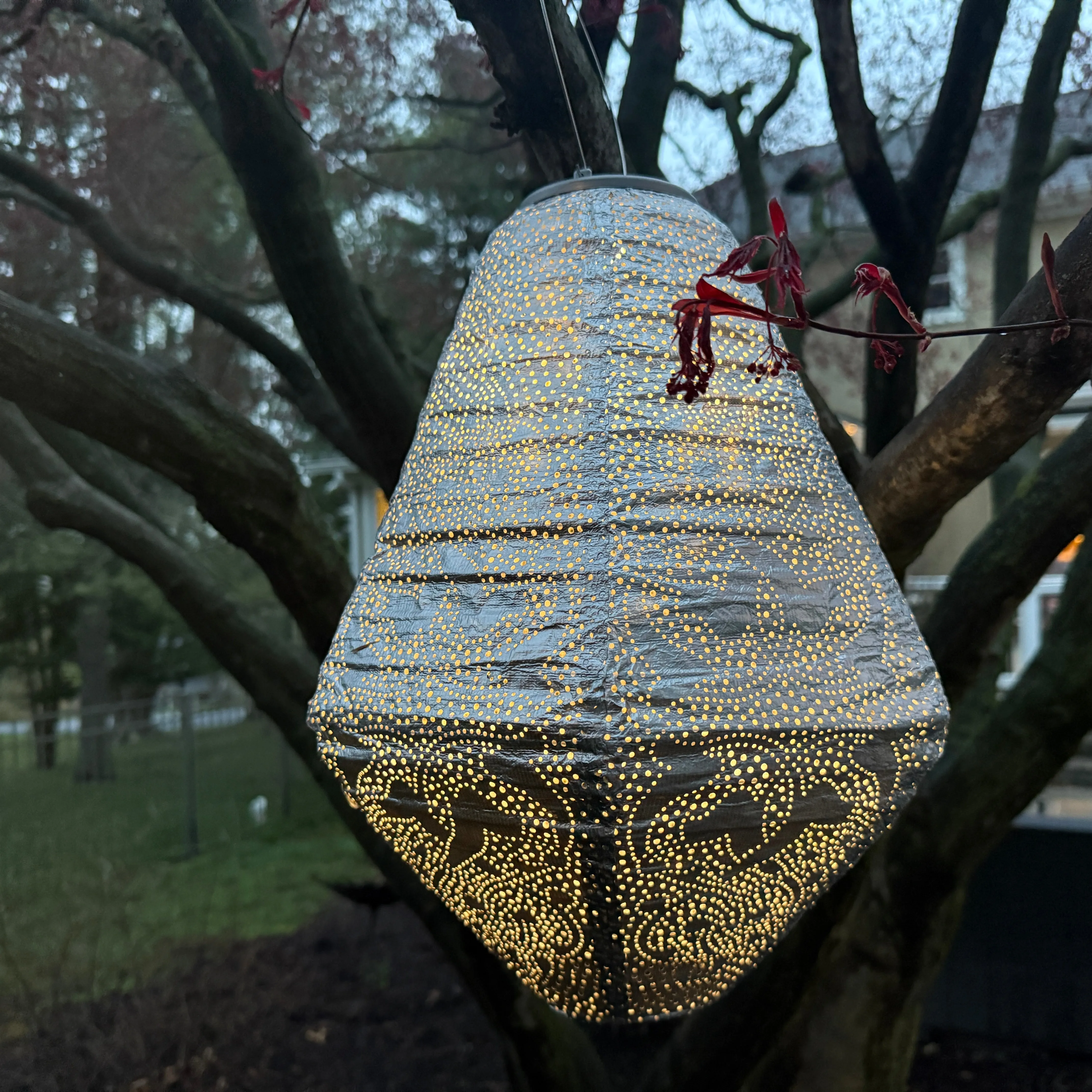 New Edition LUMIZ Battery Powered LED Outdoor Can Shape Lantern