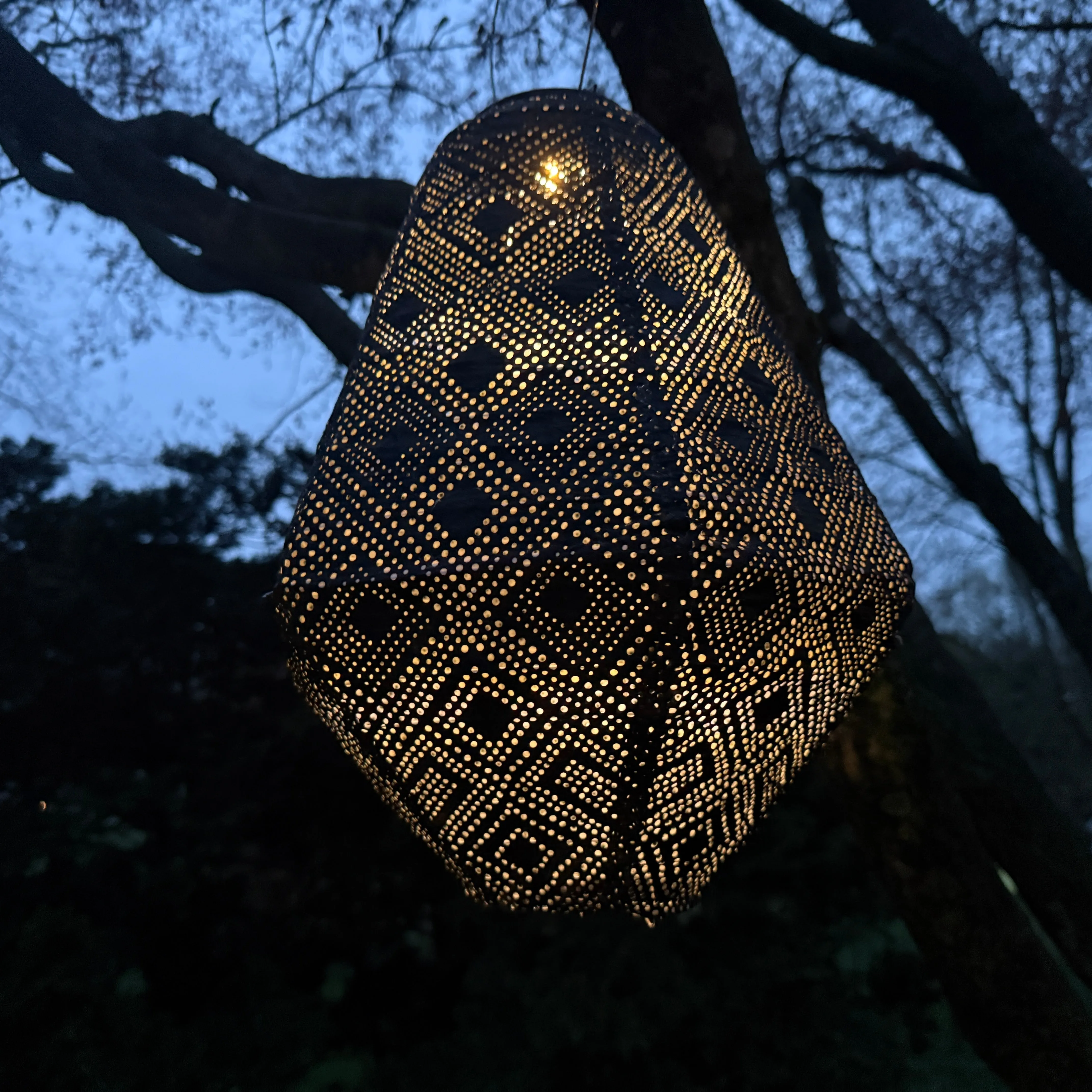 New Edition LUMIZ Battery Powered LED Outdoor Can Shape Lantern