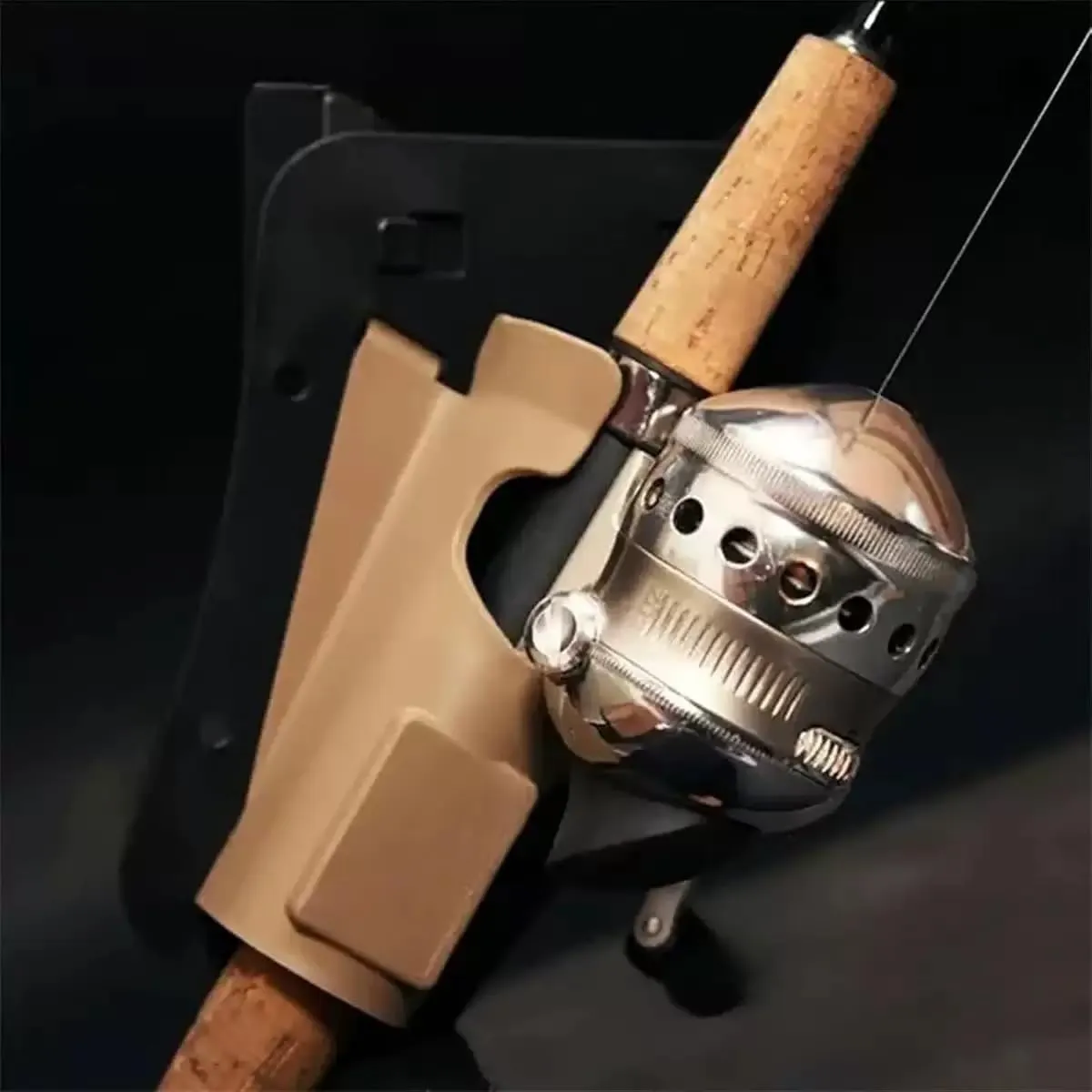 New Slide-in Fishing Rod Hip Holsters, Hands-Free Rod Holder for Fly & Bank Fishing, Quick Draw Waist Belt Gear, Durable Adjustable Portable Fish Pole Holster