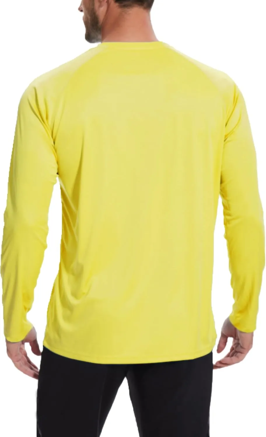 NEYOUQE Men's Sun Protection UPF 50  Shirts Long Sleeve Running Workout Athletic Gym Shirt UV Swim Fish Rash Guard Hiking