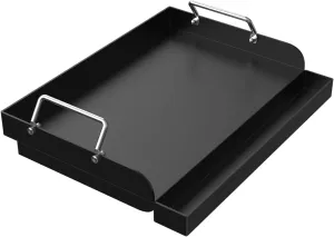 Nonstick Coating Cooking Griddle Insert for Gas Grill, 17" x13" Universal Griddle Flat Top Plate with Removable Handles for Charcoal/Gas Stove/Electric, Large Griddle Plate for Outdoor Grill