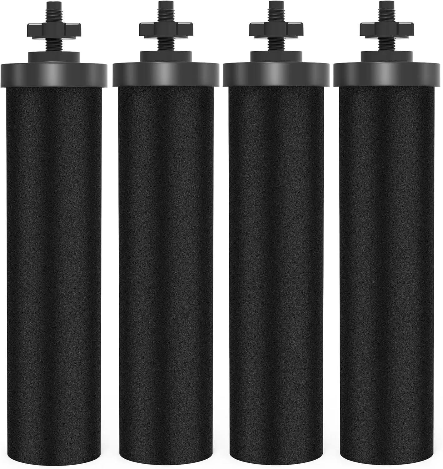 NSF/ANSI 42&372 Certified Water Filter，Gravity Water Filter Replacement for Berkey® BB9-2® Black Purification Elements and Berkey® Gravity Filter System, 4 Pack