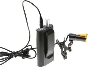 NSKI 5W Lamp Plastic Clip Type with Filter and Belt Clip Type Rechargabe Battery (Black)