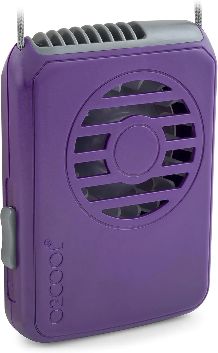 O2COOL Deluxe Necklace Fan, Purple, 2 Units