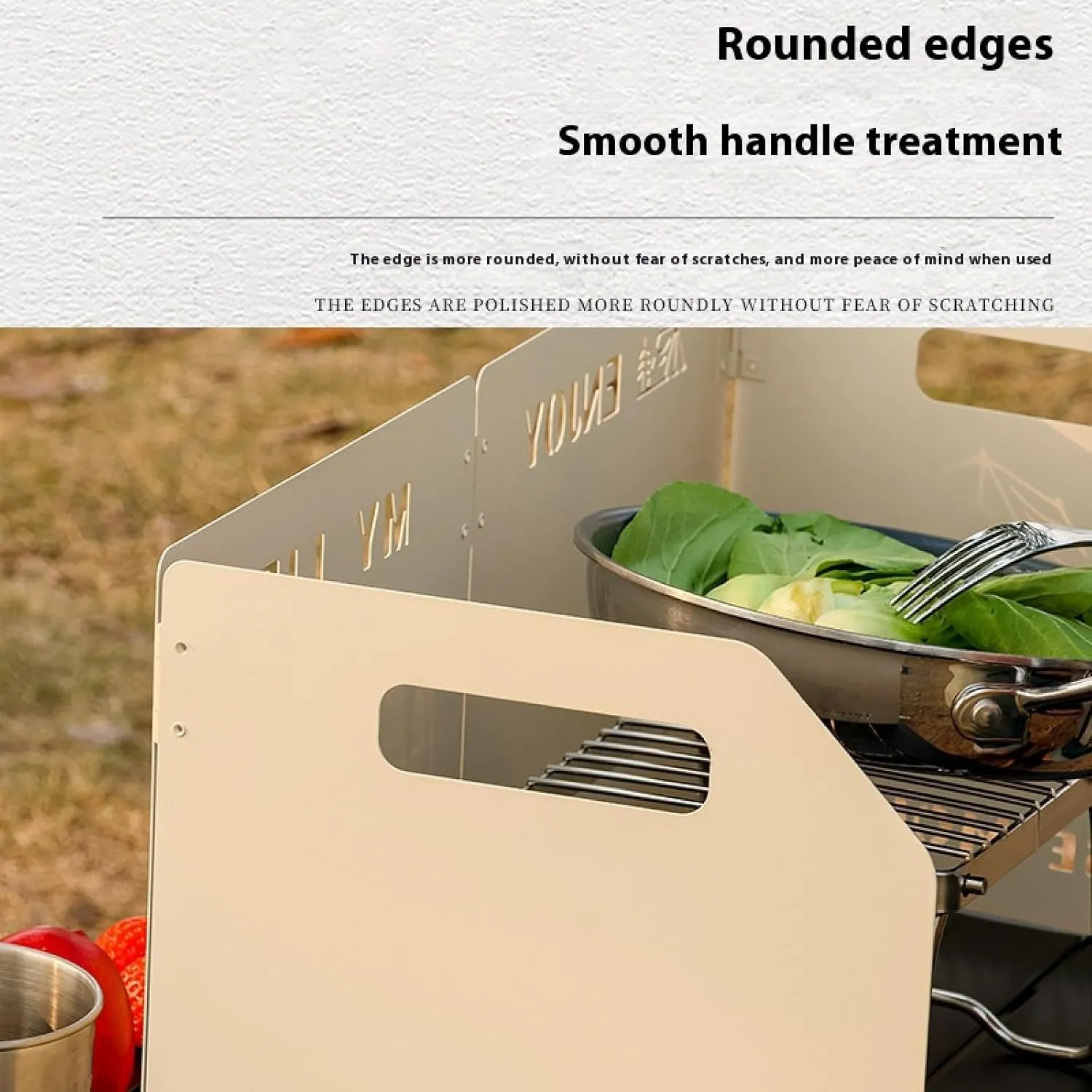 Outdoor cassette stove windshield stove windshield gas stove stove picnic camping baffle gas stove windbreaker
