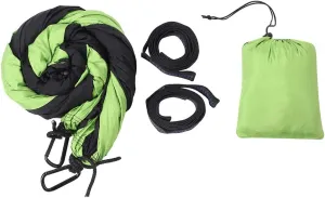 Outdoor Elastic Light Tree Hanging Swing Bed Sleeping Travel Camping Picnic Hammock Composed Nylon Fabrics Wear Breathable Durable Does Not Fade Exquisite