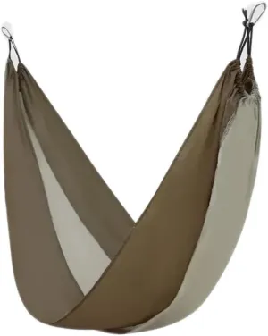 Outdoor Hammock Anti-Rollover Travel Camping Portable Hammock Hanging Chair Outdoor Portable Camping Travel Equipment (Color : Brown Khaki, Size : 270 * 136cm)