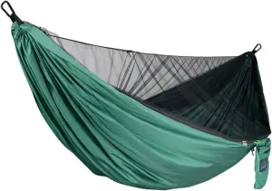 Outdoor Hammock Portable Quick Setup 290 * 140cm Travel Outdoor Camping Hammock Hanging Sleeping Swing Bed with Mosquito Net Terrace Hammock(Model 6)