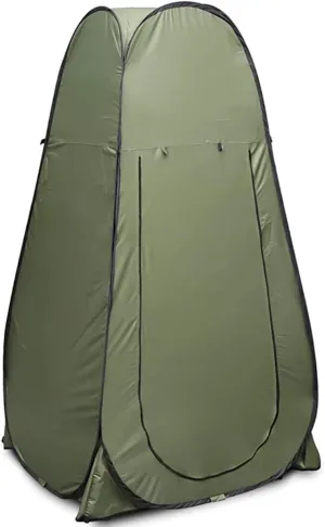 Outdoor Privacy Tent Pop Up Shower Tent Instant Portable Outdoor Privacy Tent, Camp Toilet, Changing Room, Rain Shelter with Window – for Camping and Beach