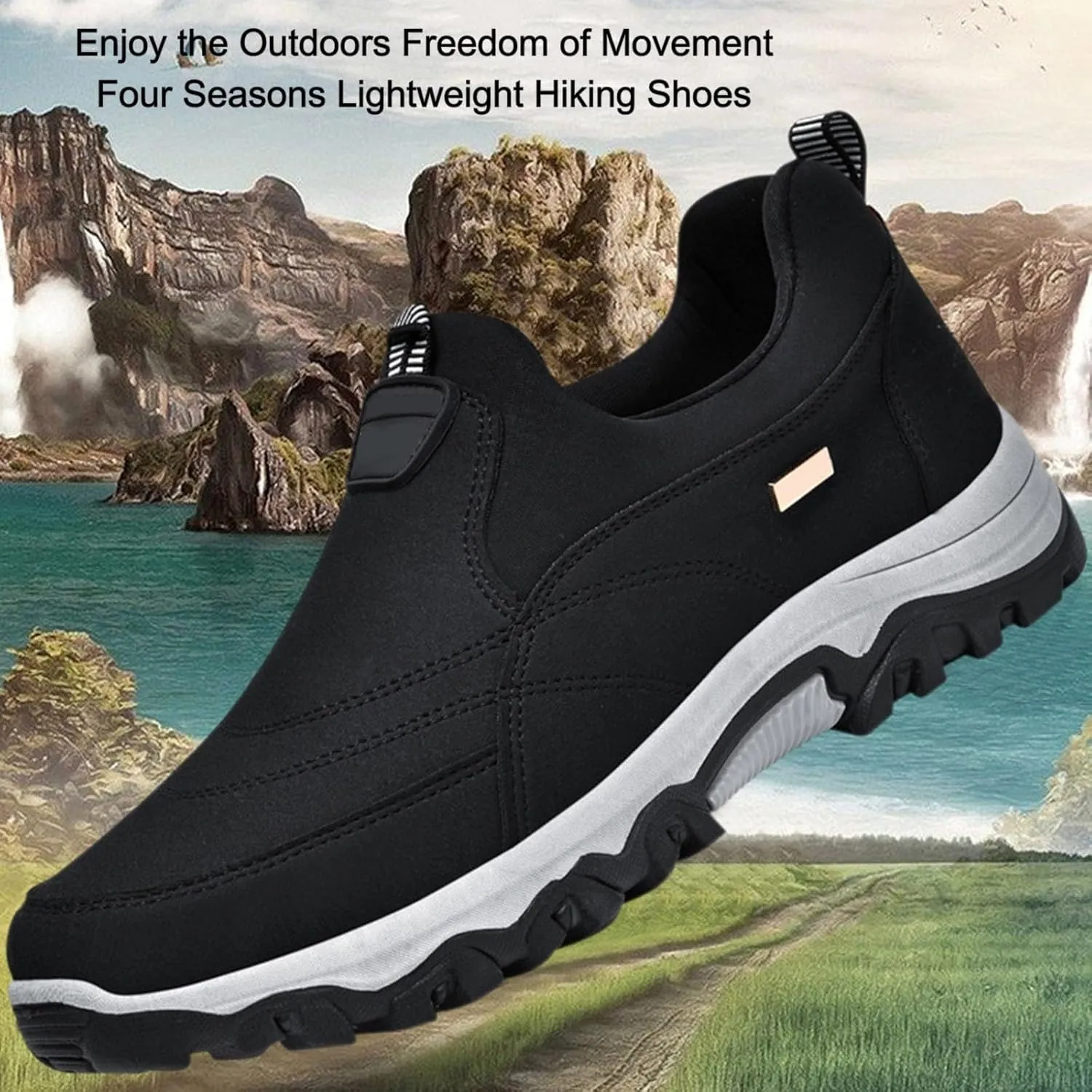 Outdoor Shoes, Soft-Soled Walking Shoes Men's Lightweight Stirrups Lazy Shoes Outdoor Leisure Sports Shoes
