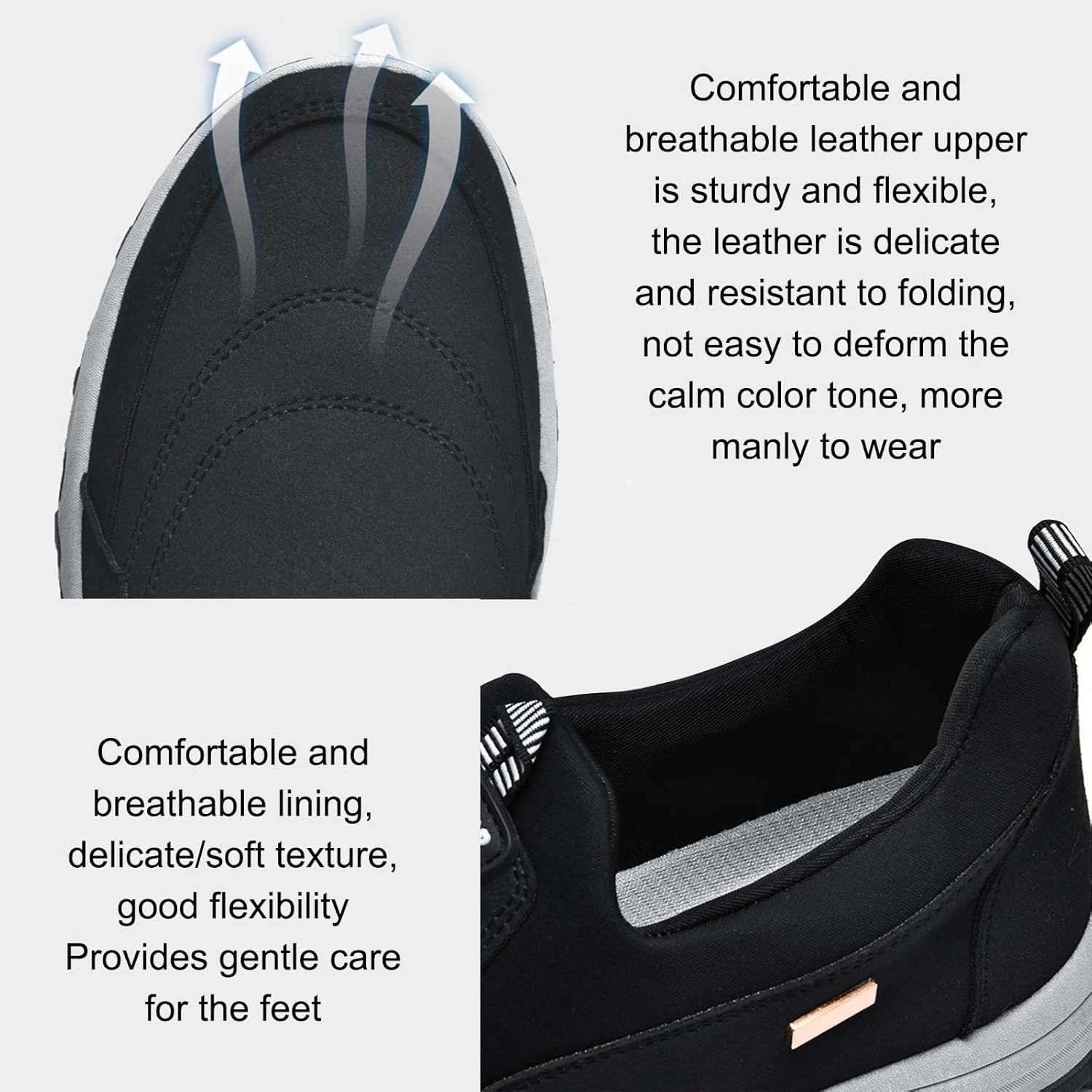 Outdoor Shoes, Soft-Soled Walking Shoes Men's Lightweight Stirrups Lazy Shoes Outdoor Leisure Sports Shoes