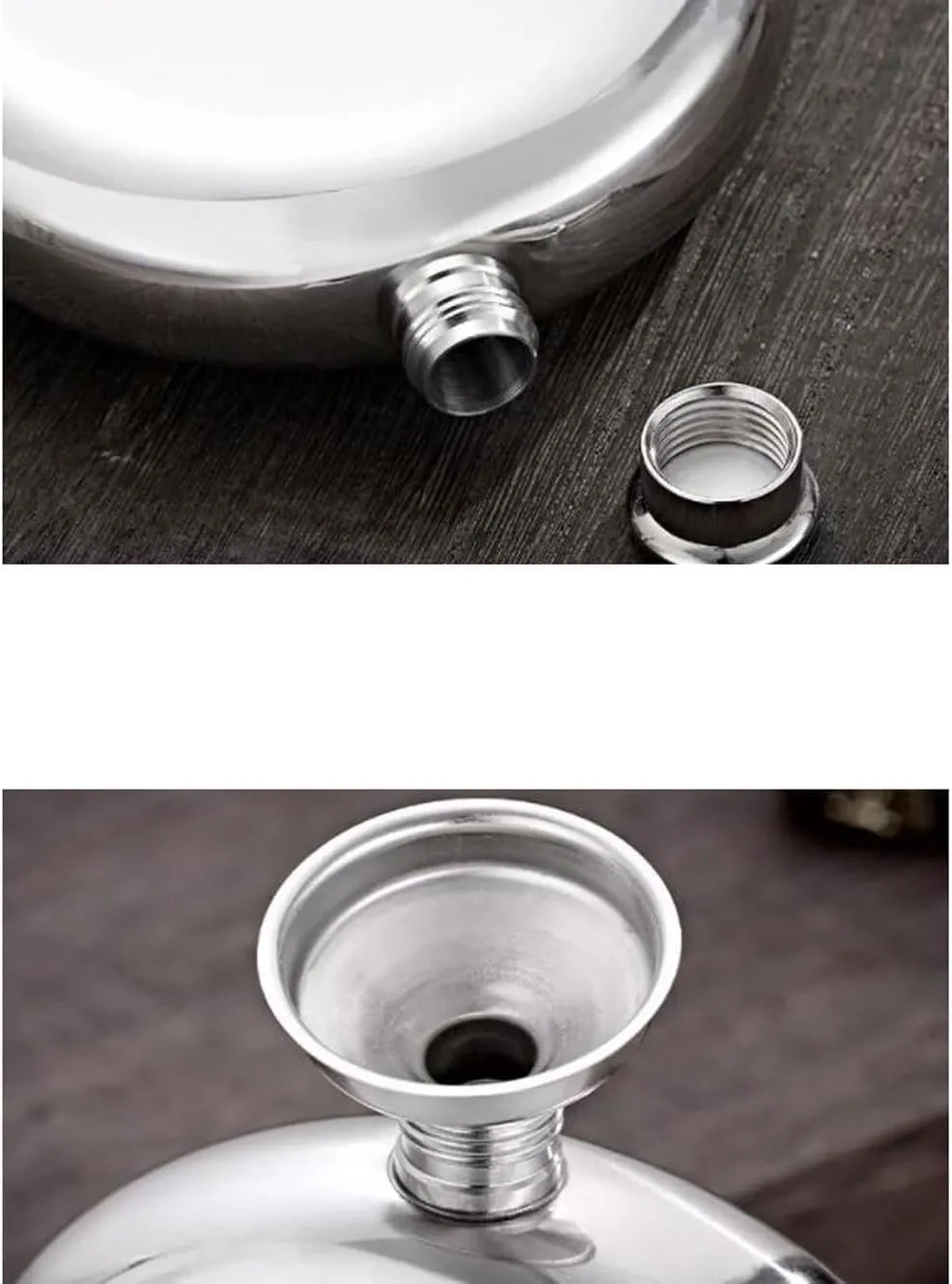 Outdoor Travel Flasks 10Oz Portable Flasks for Liquor for Men Women Stainless Steel Flasks with Funnel Wedding Party Birthdays Flasks(C)