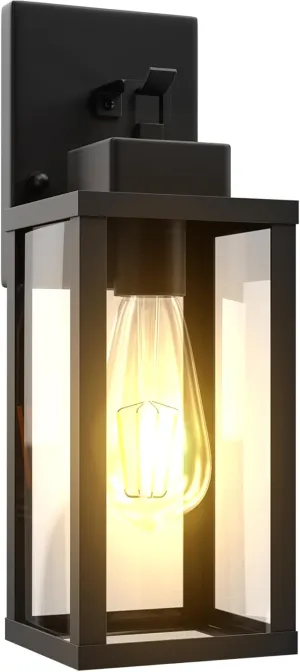 Outdoor Wall Light Fixtures Anti-Rust Porch Lights Outdoor Waterproof Exterior Lighting Fixtures Wall Lantern for Patio Front Door Garage