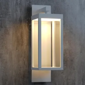 Outdoor Wall Sconce Light Exterior IP54 Waterproof LED Wall Light Fixture White Porch Light Outdoor Wall Mount Lamp Lantern Anti-Rust Aluminum for Patio Garage13W 750Lm 3000K