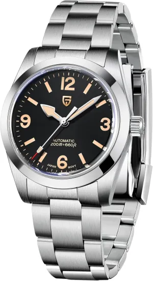 Pagani Design Watches for Men Mechanical Automatic Wrist Watch Waterproof NH35 Movement Sapphire Crystal Luminous Stainless Steel Watch