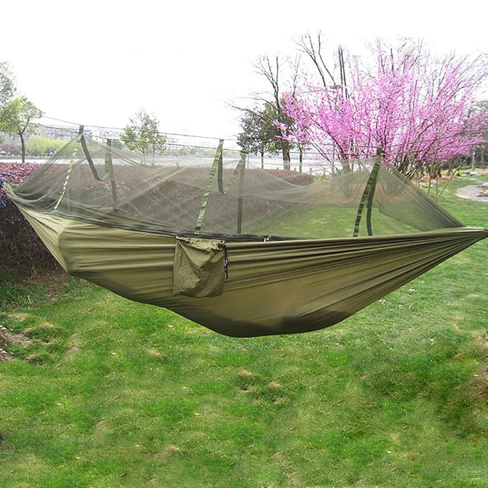 Parachute Fabric Personalized Mosquito Use Fully-featured Person Net Outdoor Indoor for Portable Hammock Single