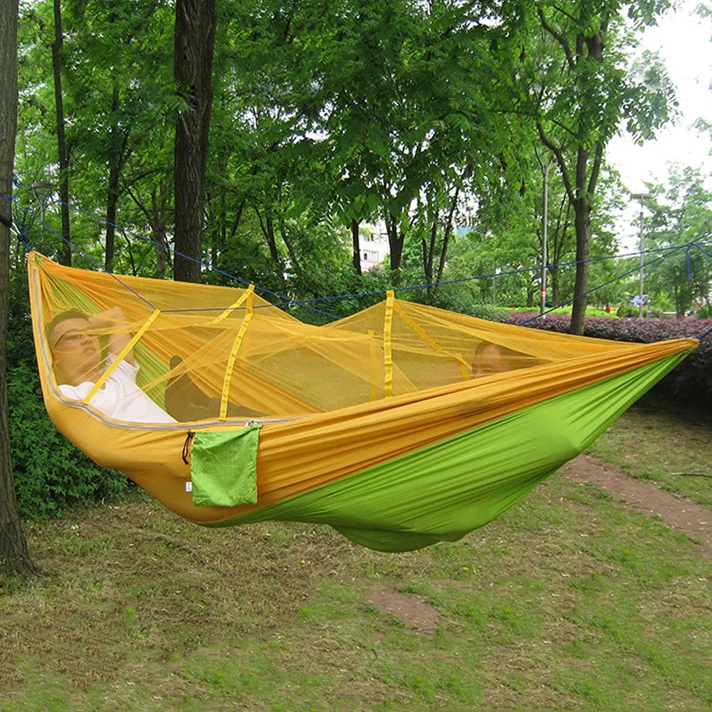 Parachute Fabric Personalized Mosquito Use Fully-featured Person Net Outdoor Indoor for Portable Hammock Single