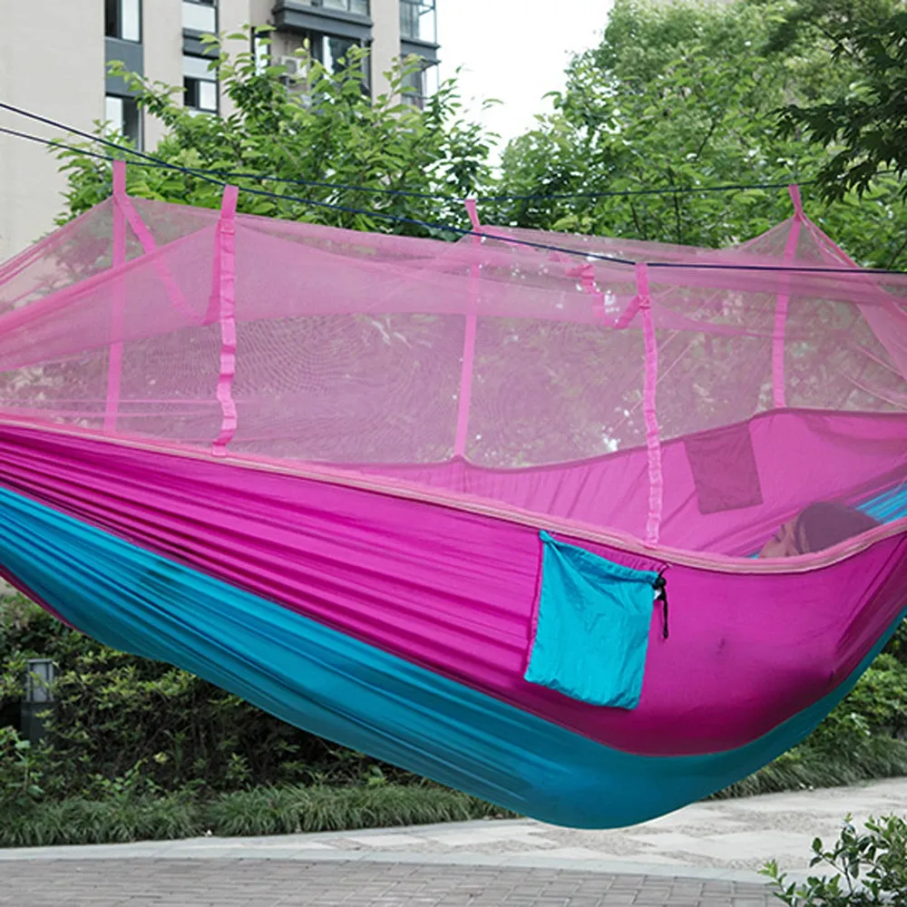 Parachute Fabric Personalized Mosquito Use Fully-featured Person Net Outdoor Indoor for Portable Hammock Single