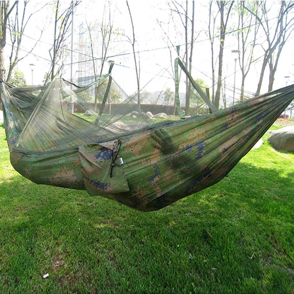Parachute Fabric Personalized Mosquito Use Fully-featured Person Net Outdoor Indoor for Portable Hammock Single