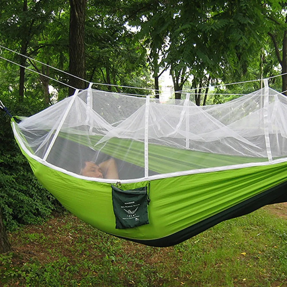 Parachute Fabric Personalized Mosquito Use Fully-featured Person Net Outdoor Indoor for Portable Hammock Single