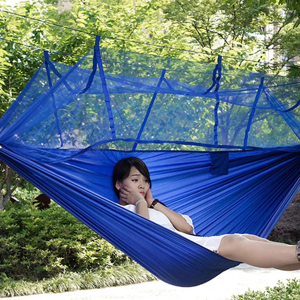 Parachute Fabric Personalized Mosquito Use Fully-featured Person Net Outdoor Indoor for Portable Hammock Single