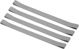 PATIKIL Towel Bands, 4 Pack Elastic Towel Clips Cruise Essentials Windproof Silicone Beach Towel Straps for Beach Pool Cruise Chairs, Grey