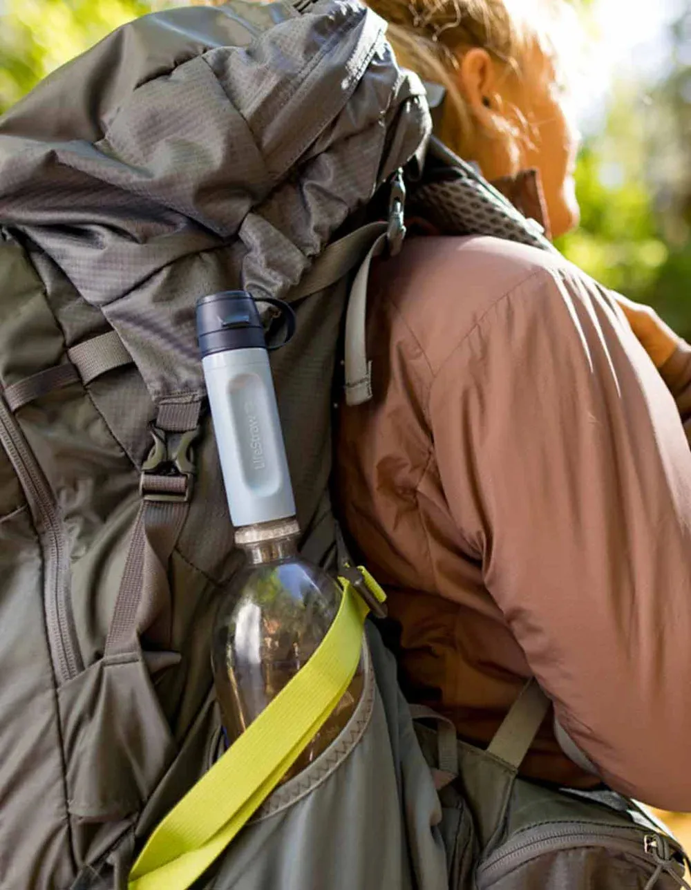 Peak SR Solo Personal Water Filter Straw - Blue Raspberyy