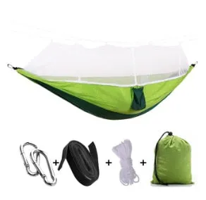 Person Furniture Parachute Fabric Mosquito Strength Bed Hanging Portable Swing Reliable delivery Camping/garden 1-2 Sleep Net Hammock Outdoor with All-out sale