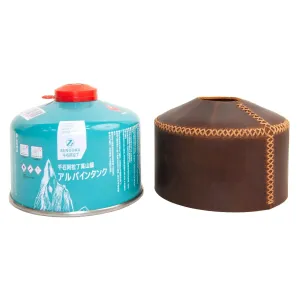 Personalized Camping Gas Cover, Genuine Leather Fuel Canister Protector, Camping Stove Gas Cover, Gas Canister Cover,Bushcraft Stove Cover,Leather Cover