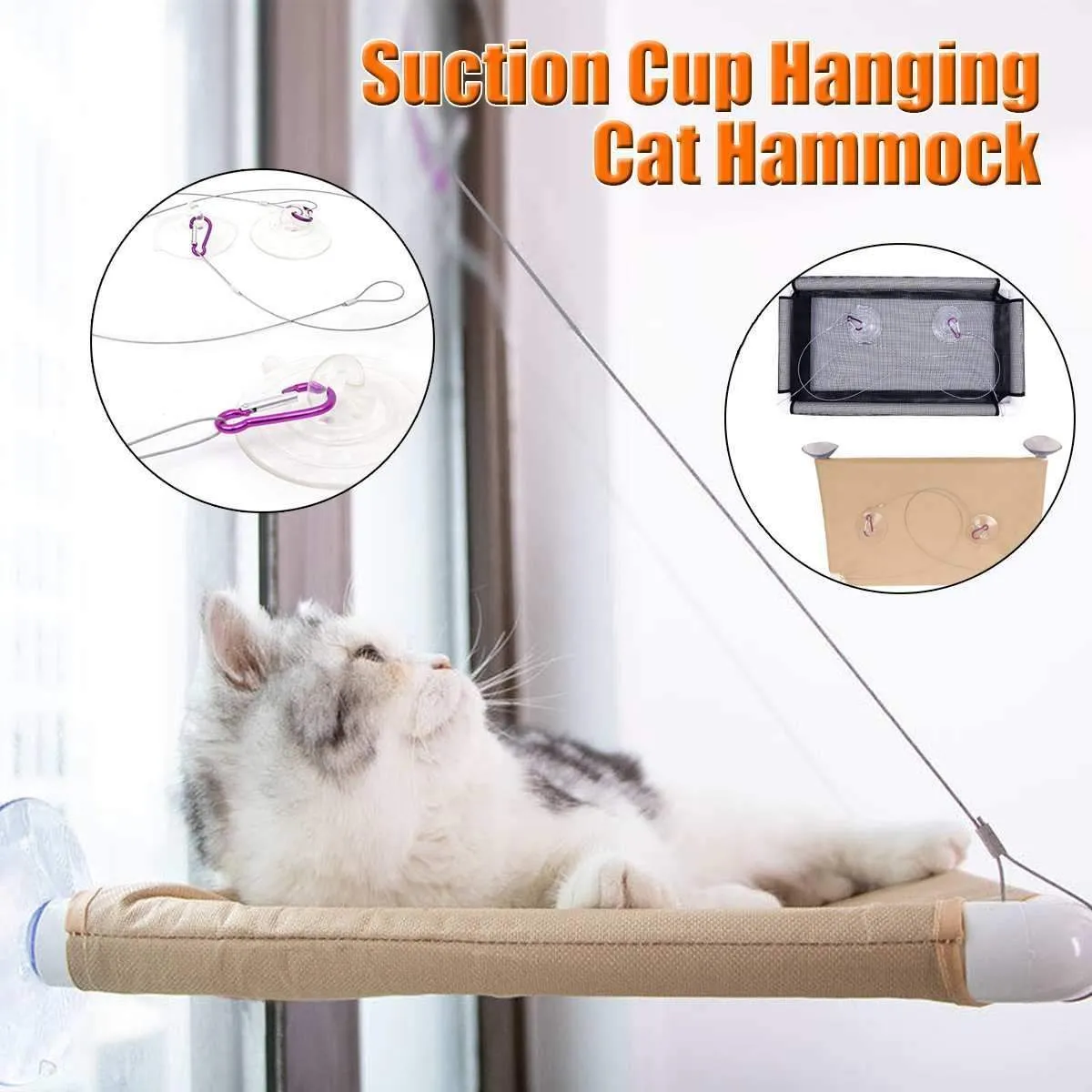 Pet Cat Window Hammock 55*35cm