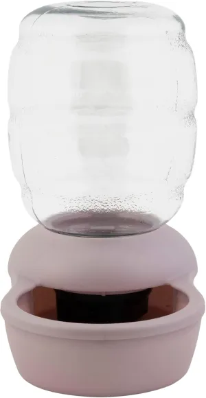 Petmate Violet Replendish Gravity Automatic Pet Waterer Water Dispenser Station for Cats and Dogs 0.5 Gallon