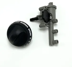 Piezo Ignitor Kit for Atwood,Wedgewood,Dometic,Suburban,Magic Chef 3-Burner RV Stoves (Ignitor with Knob)