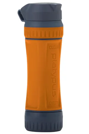 Platypus Quickdraw Ultralight Backpacking Water Filter, Orange