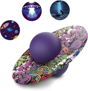 Pogo Ball for Kids & Adults Up to 200lb, Balance Coordination Trick Bounce Board Pop Ball Cool Fun Challenge Indoor Outdoor Toys Pogo Jumper Birthday Gifts for Boys Girls Back-to-school