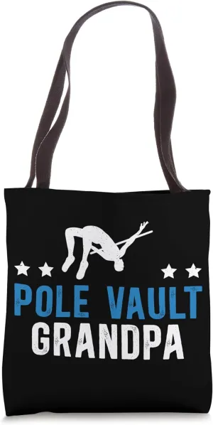 Pole Vault Grandpa Of A Pole Vaulter Pole Jumping Grandpa Tote Bag