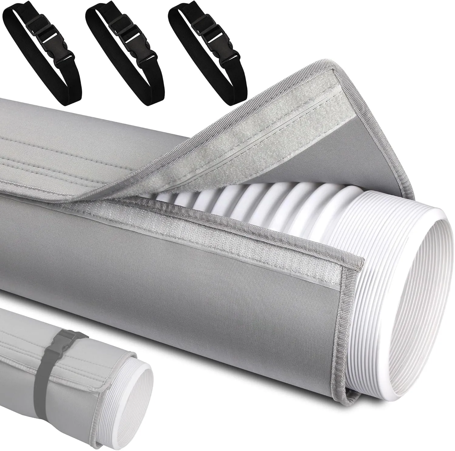 Portable Air Conditioner Hose Cover, Portable AC Hose Duct Vent Insulation Sleeve AC Hose Insulated Cover Wrap for 5" & 5.9" Diameter AC Exhaust Hoses Tube for Heat Reduction