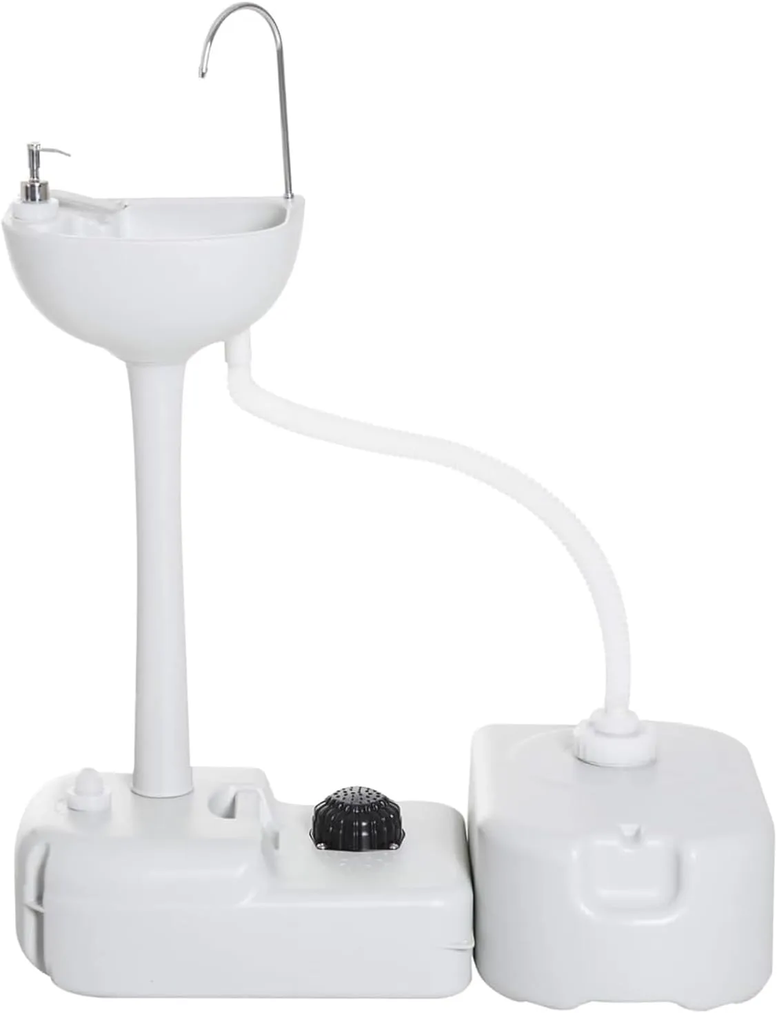 Portable Camping Sink, Handwash Sink with Wastewater Tank and Towel Holder, Outdoor Convenience/Durable Use, for Gather, Wedding, Worksite