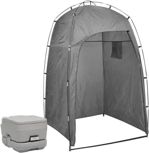 Portable Camping Toilet with Tent 10 10 L-Sporting Goods Outdoor Recreation Camping & Hiking Portable Toilets & Showers