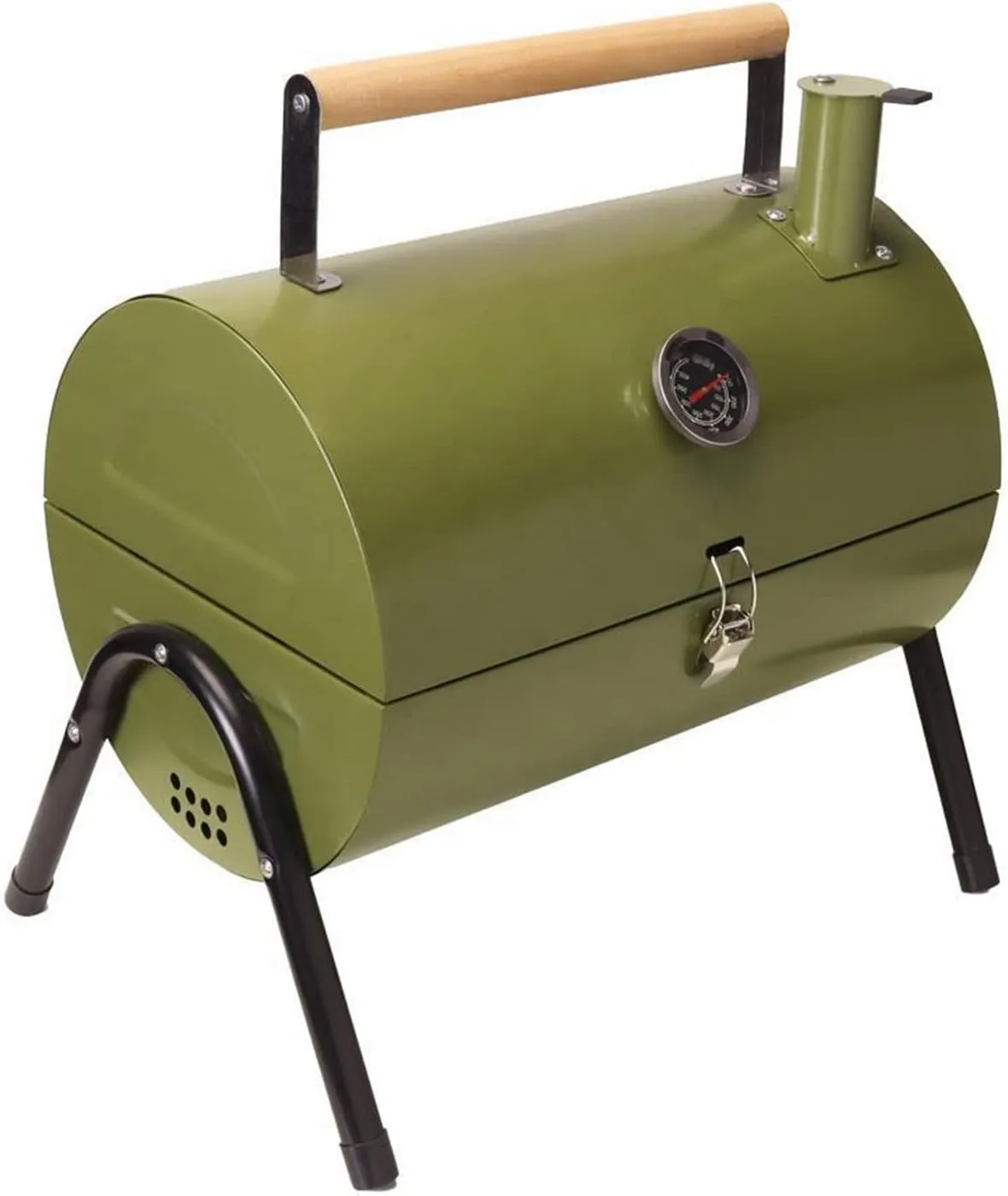 Portable Charcoal Grill Compact Size Tabletop and Side Fire Box for Outdoor Cooking, Camping Picnic Suitable 3-5 People