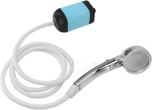 Portable Electric Shower Strong Water 3 Gears Adjustable Pump for Outdoor Camping Use