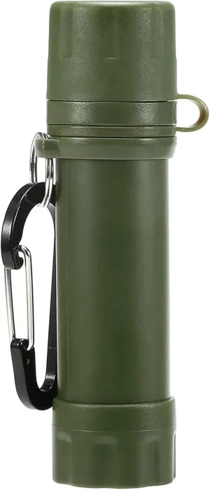 Portable Filter Water Purifier,Made of ABS Material Outdoor Multifunctional Water Purifier,Appy to Outdoor Activities Such As Outdoor Travel (Color : Green)