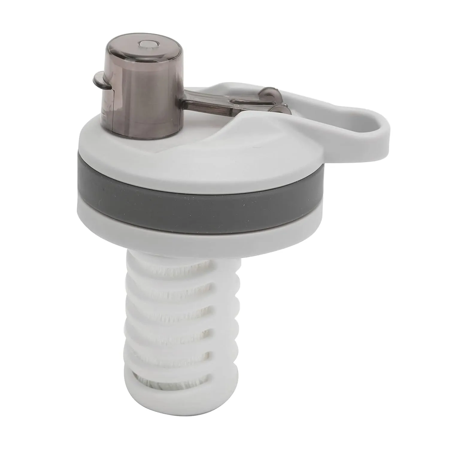 Portable Filtered Water Bottle Outdoor Water Purifier Emergency Camping Hiking (Grey)