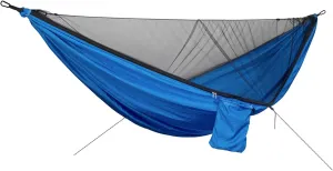Portable Hammocks, Camping Hammock with Mosquito Net,Travel Lightweight Hammocks with Tree Straps and Solid Carabiners, Hold Up to 660lbs (Blue1)