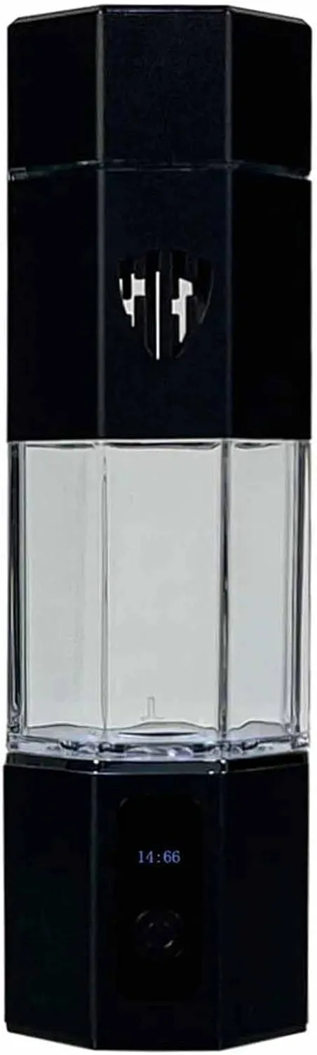 Portable Hydrogen Water Generator Bottle, 300ML, Hydrogen Rich Water Cup with SPE PEM Technology, Up to 3800-6000PPB, Hydrogen Water Ionizer