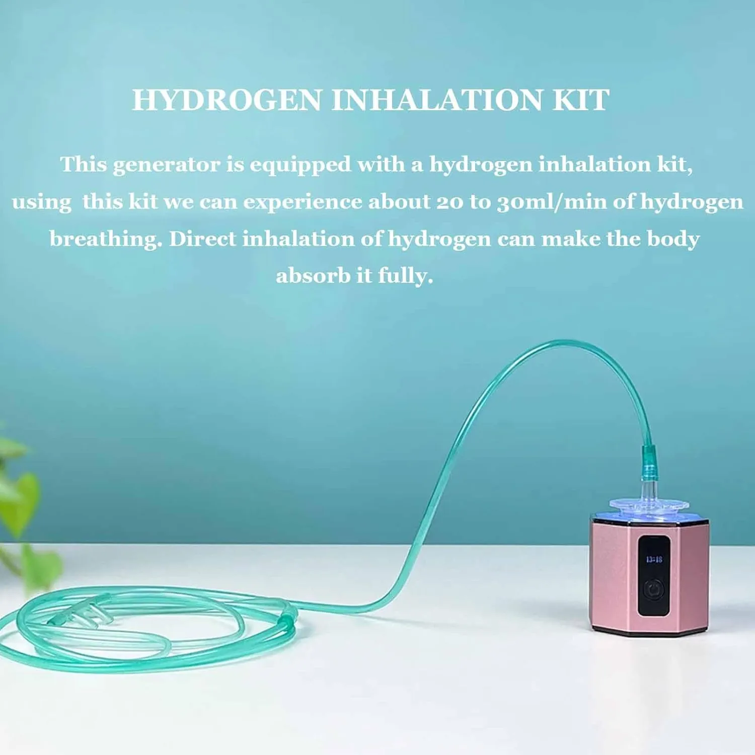 Portable Hydrogen Water Generator Bottle, 300ML, Hydrogen Rich Water Cup with SPE PEM Technology, Up to 3800-6000PPB, Hydrogen Water Ionizer
