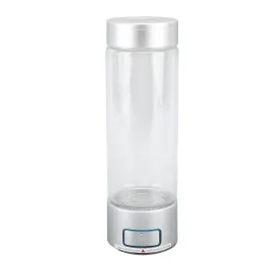 Portable Hydrogen Water Ionizer Machine, Reusable Rich Water Generator Cup with Quick Electrolysis for Home Office Travel Exercise