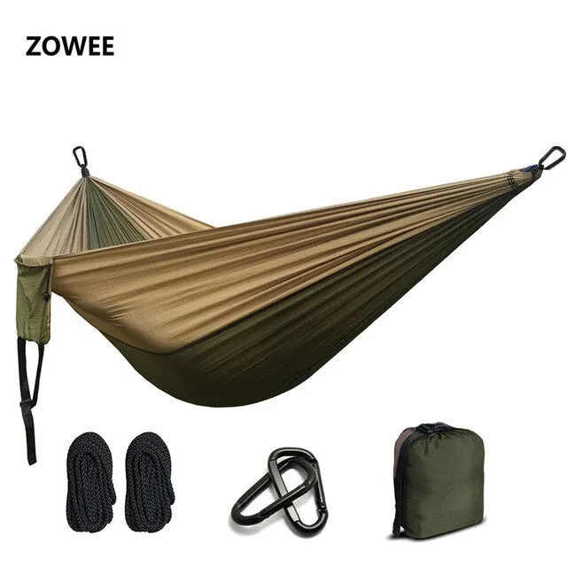 Portable Nylon Parachute Hammock Camping